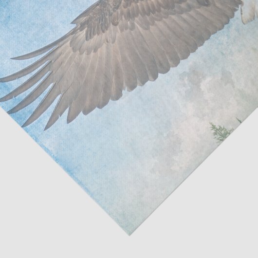 Eagle Artwork-ontkoppeling Tissuepapier (Detail)