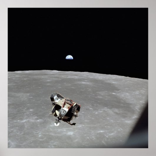 Eagle Ascent Stage poster 24 x 24 inch (Voorkant)