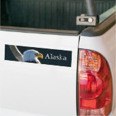 Eagle at Attence; Alaska Bumpersticker (Op Truck)