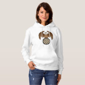 Eagle at Darts with Dartboard Hoodie (Voorkant volledig)