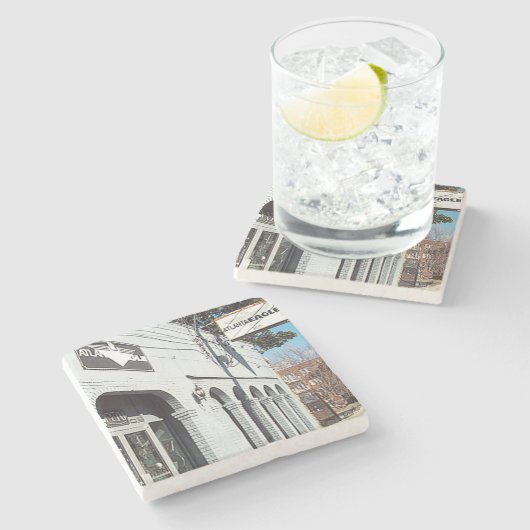 Eagle, Atlanta Eagle, Eagle Stenen Onderzetter (Zijkant)