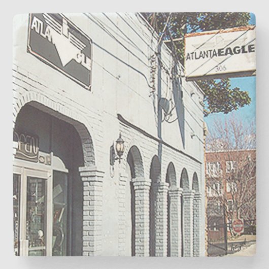 Eagle, Atlanta Eagle, Eagle Stenen Onderzetter (Voorkant)