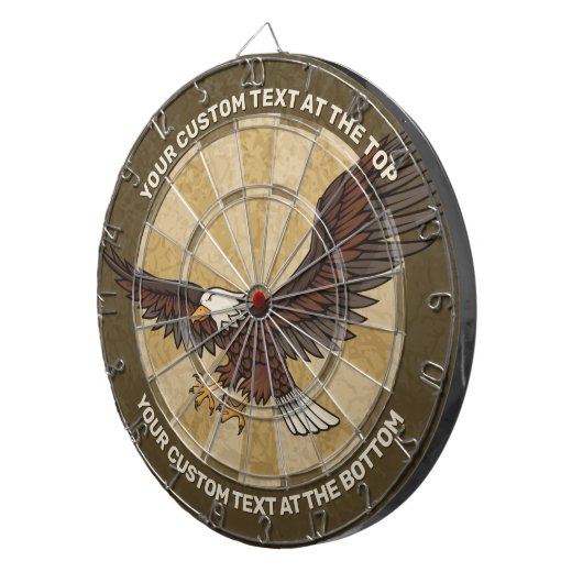 Eagle Attacking Dart Board Dartbord (Voorkant Rechts)