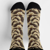 Eagle Attacking Pattern Socks Sokken (Top)