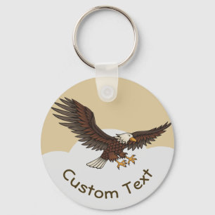 Eagle Attacking Sleutelhanger