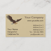 Eagle Attacking Visitekaartje (Voorkant)
