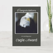 Eagle Award, gefeliciteerd Kaart (Voorkant)