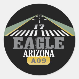 Eagle, AZ A09 Luchthaven Ronde Sticker