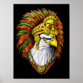 Eagle Aztec Warrior Poster (Voorkant)