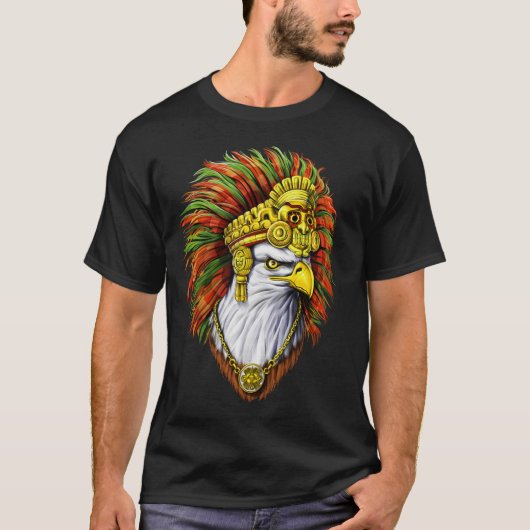 Eagle Aztec Warrior T-shirt (Voorkant)