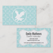 Eagle; Babyblauwe cirkels Visitekaartje (Voorkant / Achterkant)