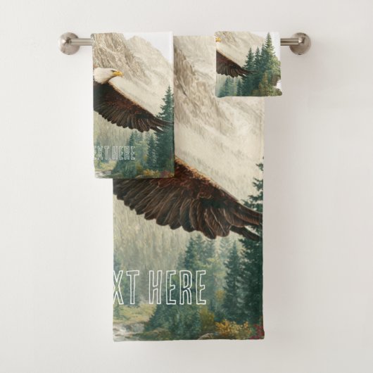 Eagle bad handdoek (Insitu)