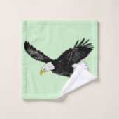 Eagle badhanddoek set - kies kleuren bad handdoek (Wasdoekje)