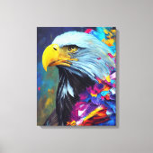 Eagle Bald Eagle Animal Discovery Adventure Natuur Canvas Afdruk (Voorkant)