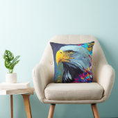 Eagle Bald Eagle Animal Discovery Adventure Natuur Kussen (Stoel)