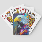 Eagle Bald Eagle Animal Discovery Adventure Natuur Pokerkaarten (Achterkant)