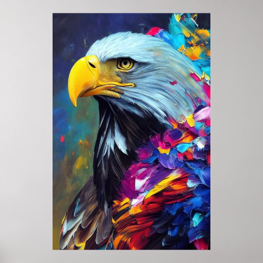Eagle Bald Eagle Animal Discovery Adventure Natuur Poster (Voorkant)