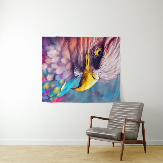 Eagle Bald Eagle Animal Discovery Adventure Natuur Wandkleed (In Situ (horizontaal))