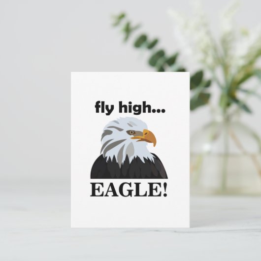 Eagle Bald Eagle Fly High Eagle Briefkaart (Staand voorkant)