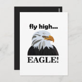 Eagle Bald Eagle Fly High Eagle Briefkaart (Voorkant / Achterkant)