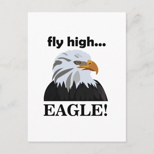 Eagle Bald Eagle Fly High Eagle Briefkaart (Voorkant)