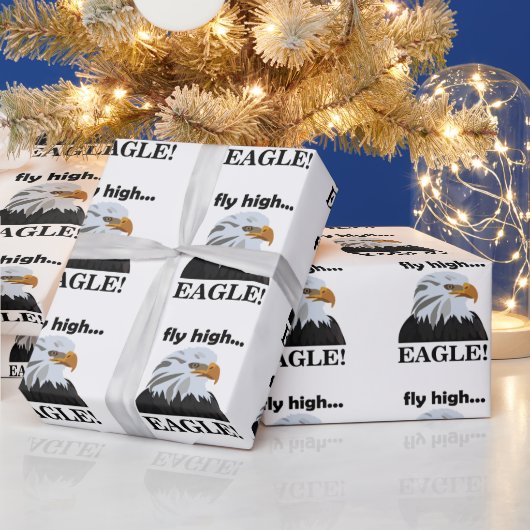 Eagle Bald Eagle Fly High Eagle Cadeaupapier (Feestdagen)