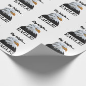 Eagle Bald Eagle Fly High Eagle Cadeaupapier (Hoek)