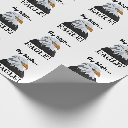 Eagle Bald Eagle Fly High Eagle Cadeaupapier (Hoek)
