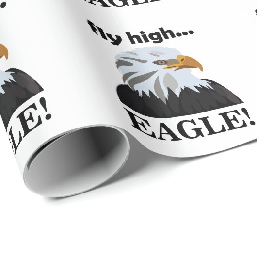 Eagle Bald Eagle Fly High Eagle Cadeaupapier (Rol Hoek)
