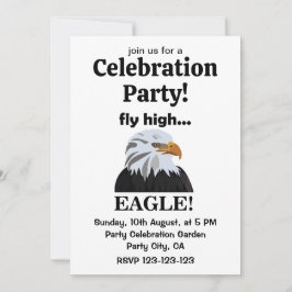 Eagle Bald Eagle Fly High Eagle Celebration Party Kaart