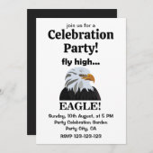 Eagle Bald Eagle Fly High Eagle Celebration Party Kaart (Voorkant / Achterkant)