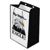 Eagle Bald Eagle Fly High Eagle Medium Cadeauzakje (Achterkant Gekanteld)