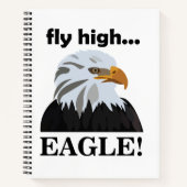 Eagle Bald Eagle Fly High Eagle Notitieboek (Voorkant)