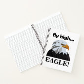 Eagle Bald Eagle Fly High Eagle Notitieboek (Binnen)