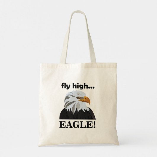 Eagle Bald Eagle Fly High Eagle Tote Bag (Achterkant)