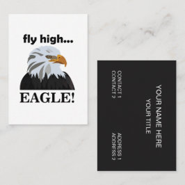 Eagle Bald Eagle Fly High Eagle Visitekaartje