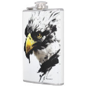 Eagle Bald Wild Natuur Free Spirit Art Brush Paint Heupfles (Links)