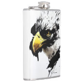 Eagle Bald Wild Natuur Free Spirit Art Brush Paint Heupfles (Rechts)