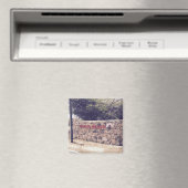 Eagle Beach - 2 inch Square Magnet (Insitu (Vaatwasser))