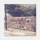 Eagle Beach - 2 inch Square Magnet (Voorkant)