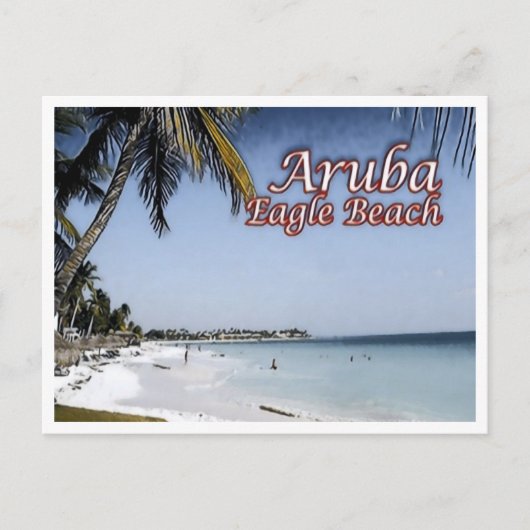Eagle Beach - Aruba - Briefkaart (Voorkant)