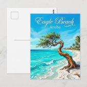 Eagle Beach Aruba Briefkaart (Voorkant / Achterkant)