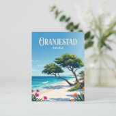 Eagle Beach Aruba Briefkaart (Staand voorkant)