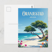 Eagle Beach Aruba Briefkaart (Voorkant / Achterkant)