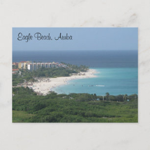 Eagle Beach, Aruba, op het Briefkaart