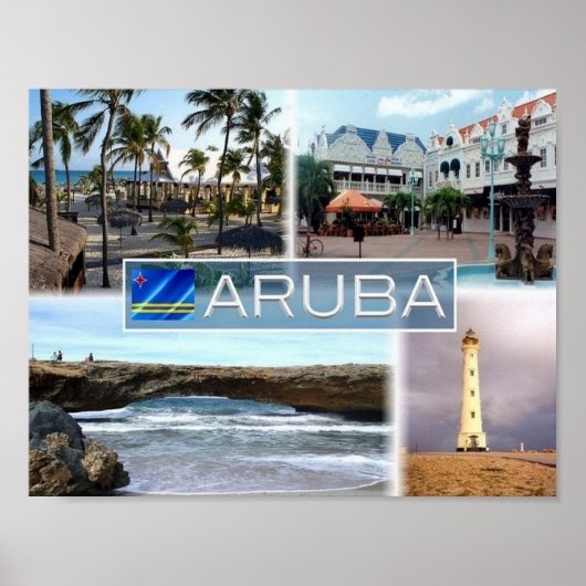 Eagle Beach - Aruba - Poster (Voorkant)