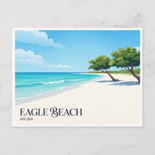 Eagle Beach Oranjestad Aruba Briefkaart