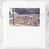 Eagle Beach - Rechthoekige Stickers, glanzend Sticker (Tas)