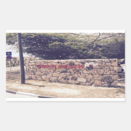 Eagle Beach - Rechthoekige Stickers, glanzend Sticker