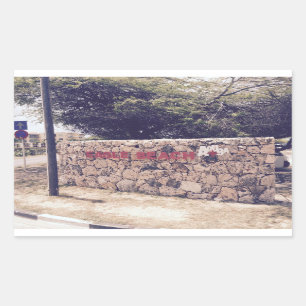 Eagle Beach - Rechthoekige Stickers, glanzend Sticker